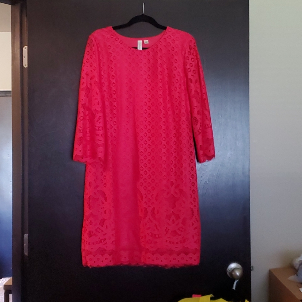 Pink Lace Dress